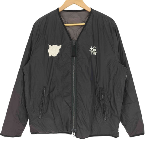 タイオン TAION 23AW 別注 Japan Special Reversible Vetjan Down Jacket ジャパンスペシャル リバーシブル ベトジャン ダウンジャケット クレイジーパターン パッカブル メンズ JPN:L